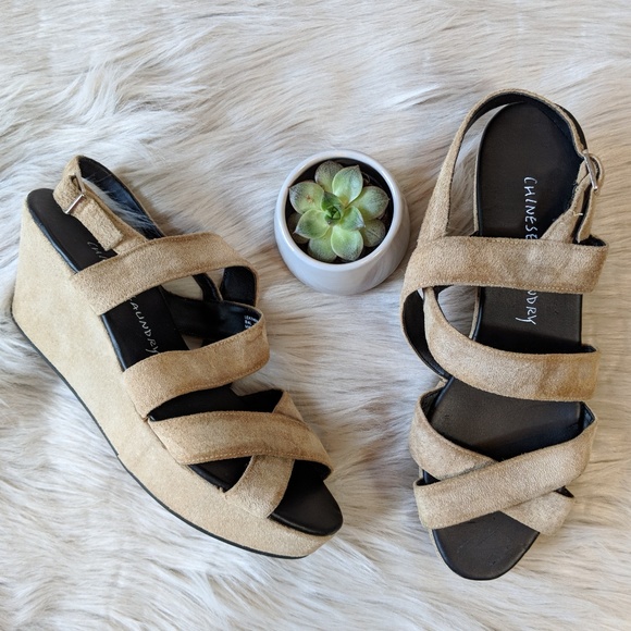 Chinese Laundry Shoes -  Chinese Laundry Paradox Platform Suede Sandal